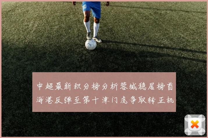 中超最新积分榜分析蓉城稳居榜首海港反弹至第十津门虎争取转正机会